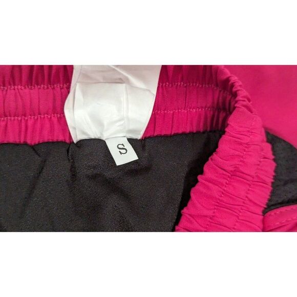 Anngoti Womens Size S Pink Elastic Waist Running Training Athletic Shorts - Picture 9 of 13